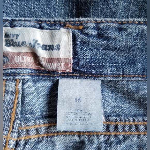 NWT Retro Old Navy Women's Med Waist Bootcut Med Wash Split Hem Jeans 16 - Picture 6 of 6